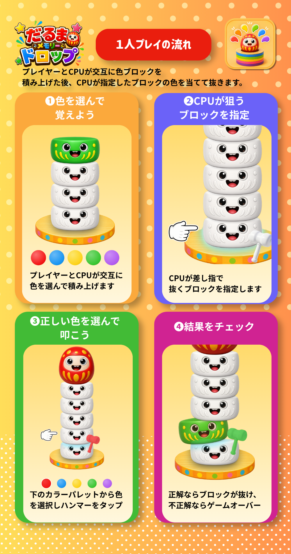 1人プレイの遊び方